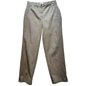 Christopher & Banks Women's Relaxed Fit Straight Pants Stretch Size 14 Taupe